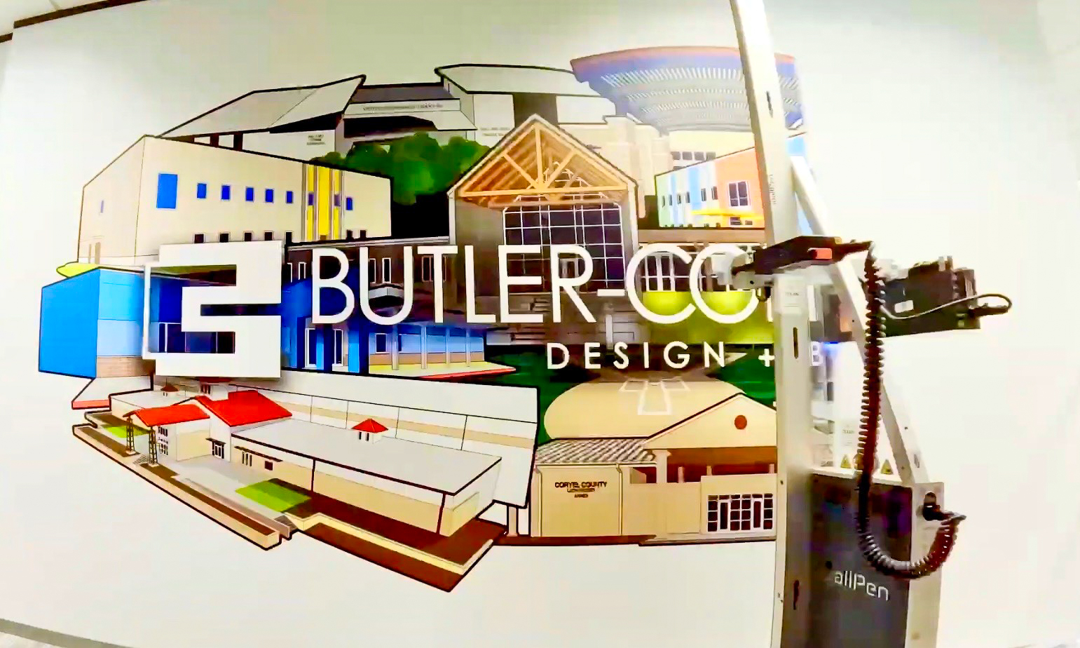 Butler-Cohen – WallPen Logo Installation